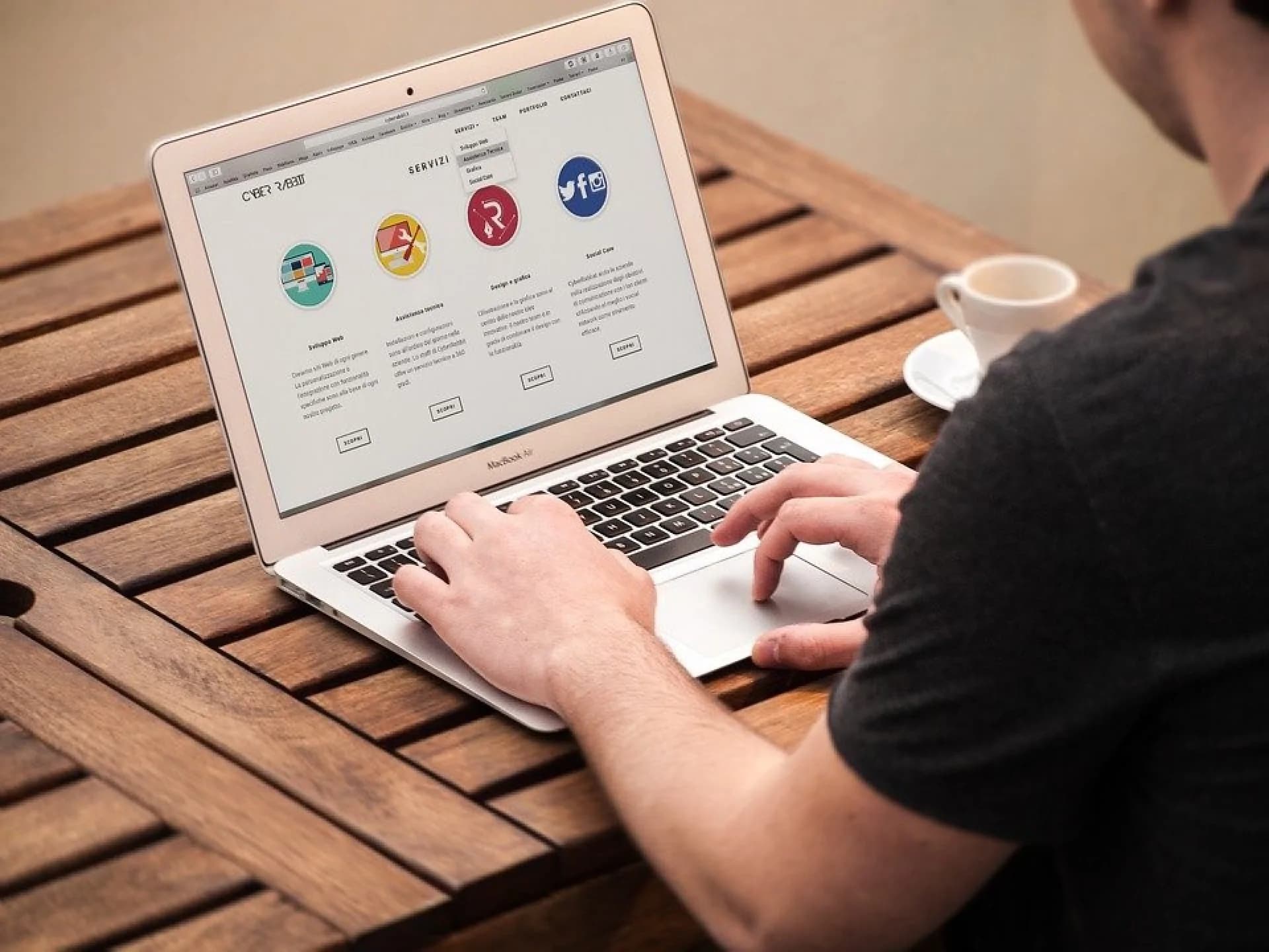 Building a website for a business consultant