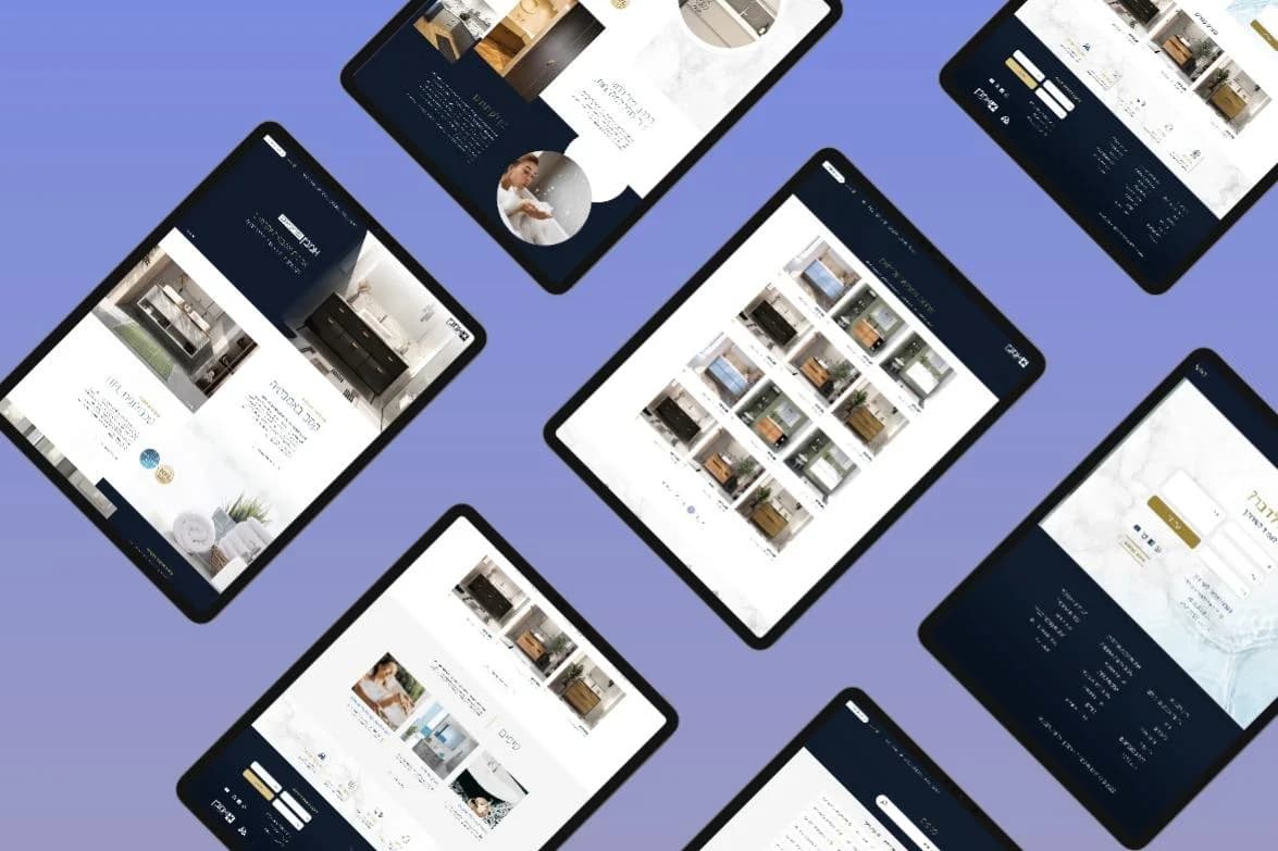 Ambin — project mock-up on desktop and mobile screens