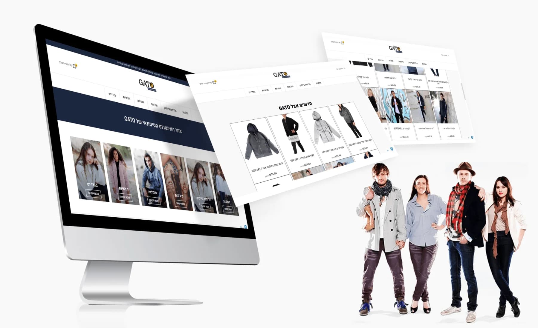 Gato Wholesale B2B ordering site on laptop and tablet mock-ups